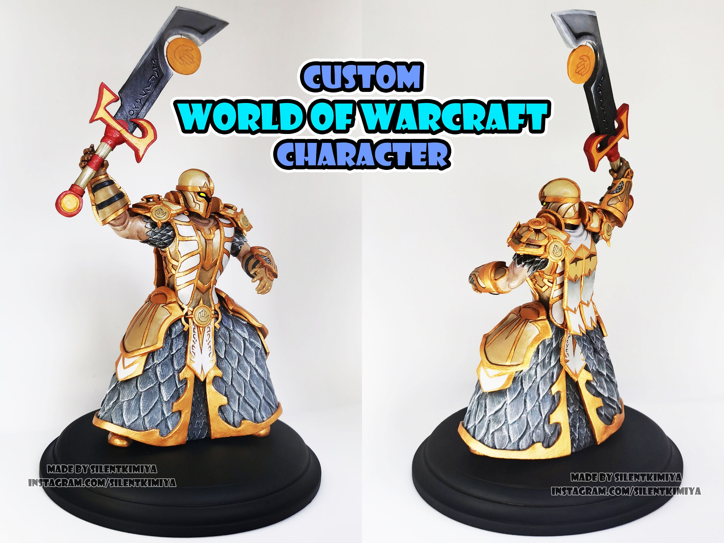 Custom World of Warcraft Character Figurine Figure Sculpture Etsy Canada