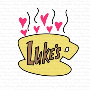 Luke&#39;s Love Brew SVG Digital Download