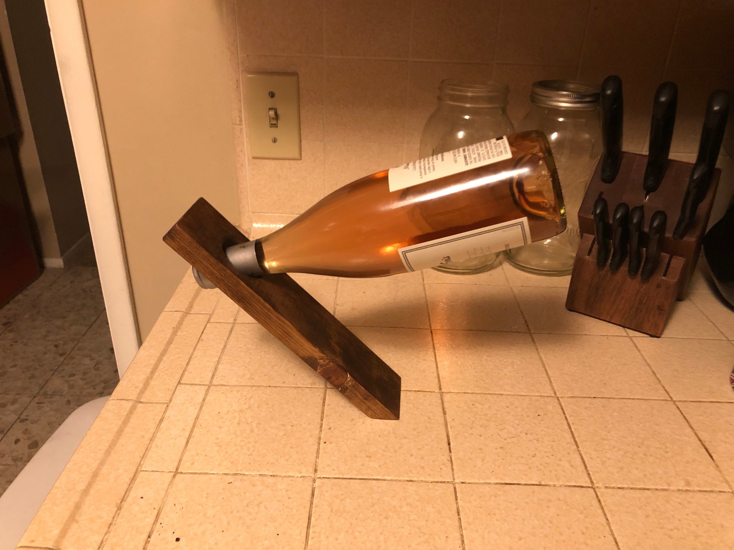 Wooden Drink Holders Free Standing Etsy