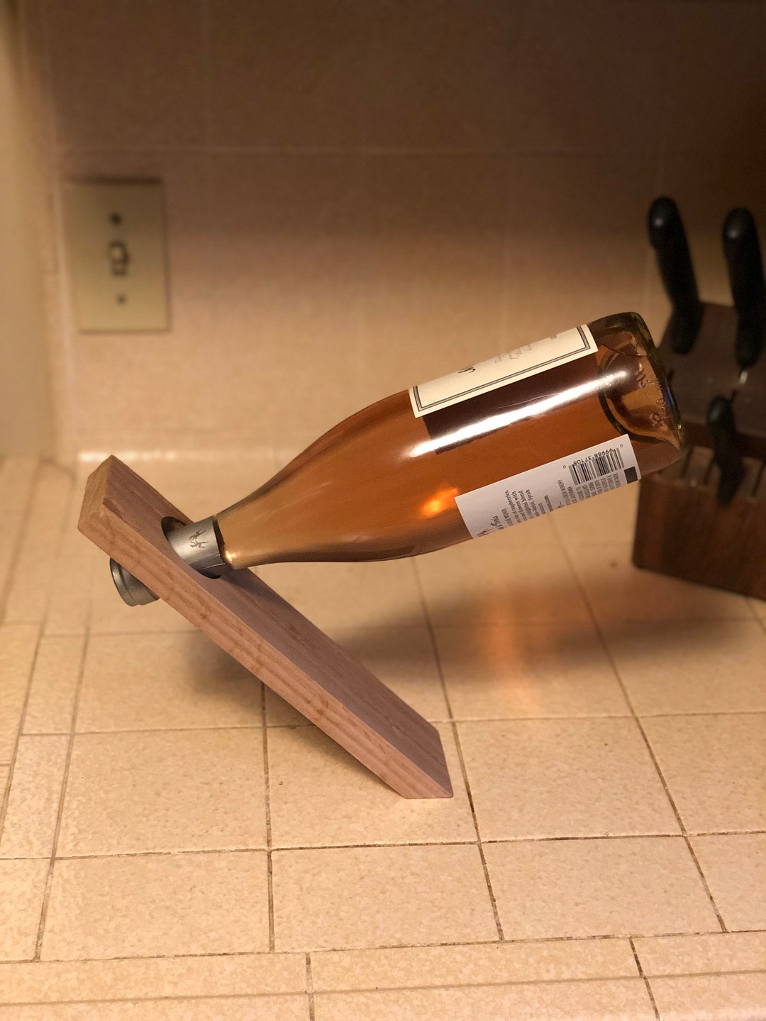 Freestanding Wine Holder Etsy