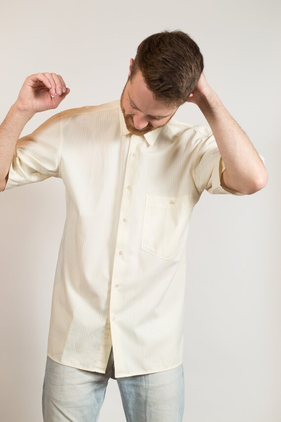 Vintage Men's Casual Button up Shirt 