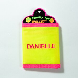 80's / 90's Neon Colorblock Wallet with Velcro Closure - Deadstock Vintage - Fresh Prince / Saved by the Bell Fashion - Gift for Danielle