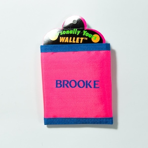 80's / 90's Neon Colorblock Wallet with Velcro Closure - Deadstock Vintage - Fresh Prince / Saved by the Bell Fashion - Gift for Brooke