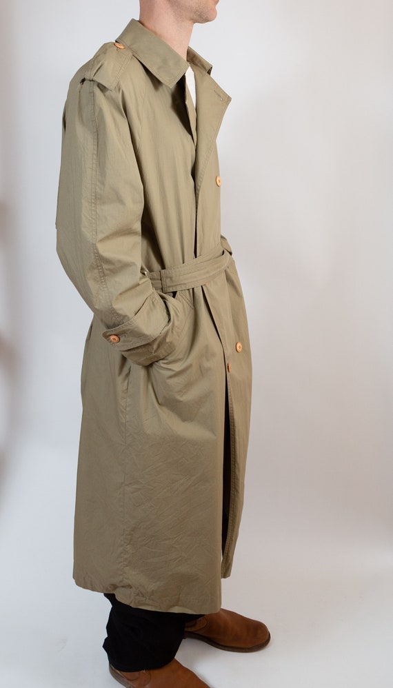 Vintage Valentino Peacoat - 80's Beige Overcoat -… - image 3