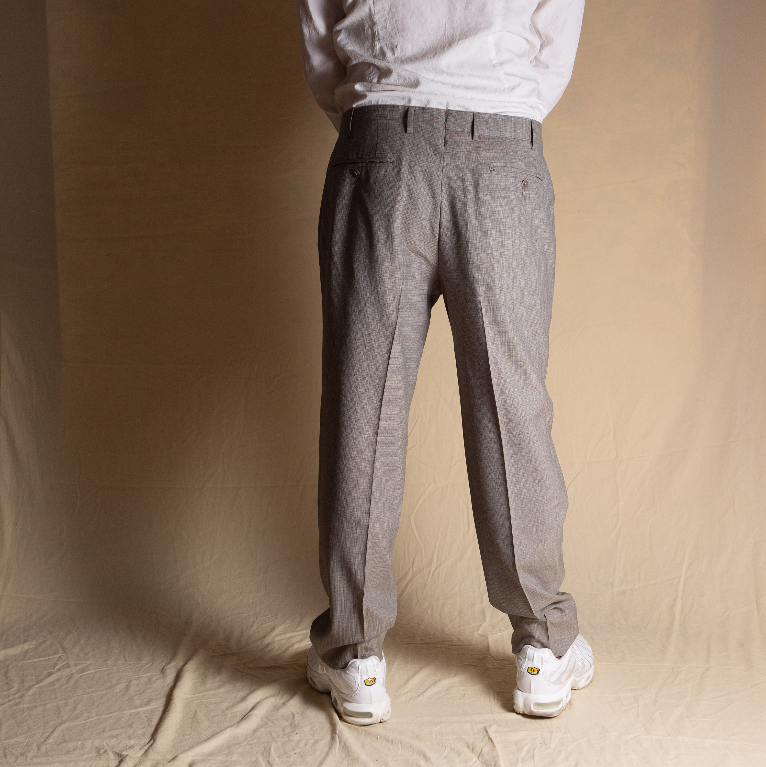 Vintage Mens Grey Dress Pants - 36 Vintage Mens Grey Dress Pants - 36