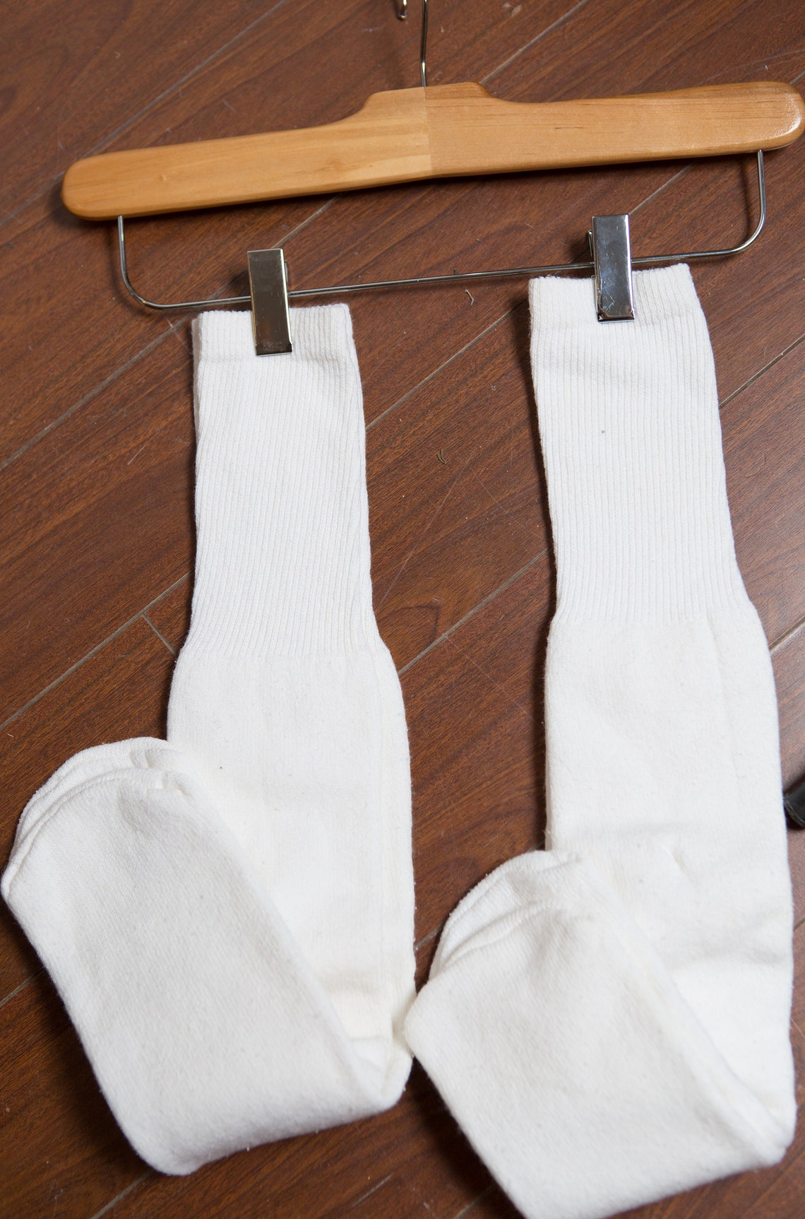 Vintage Tube Socks Men's Large 913 White 80's / Etsy