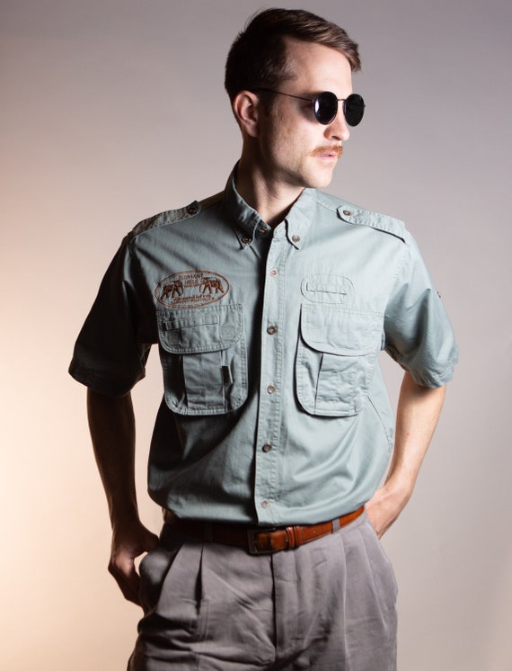 Short sleeve hotsell safari shirt