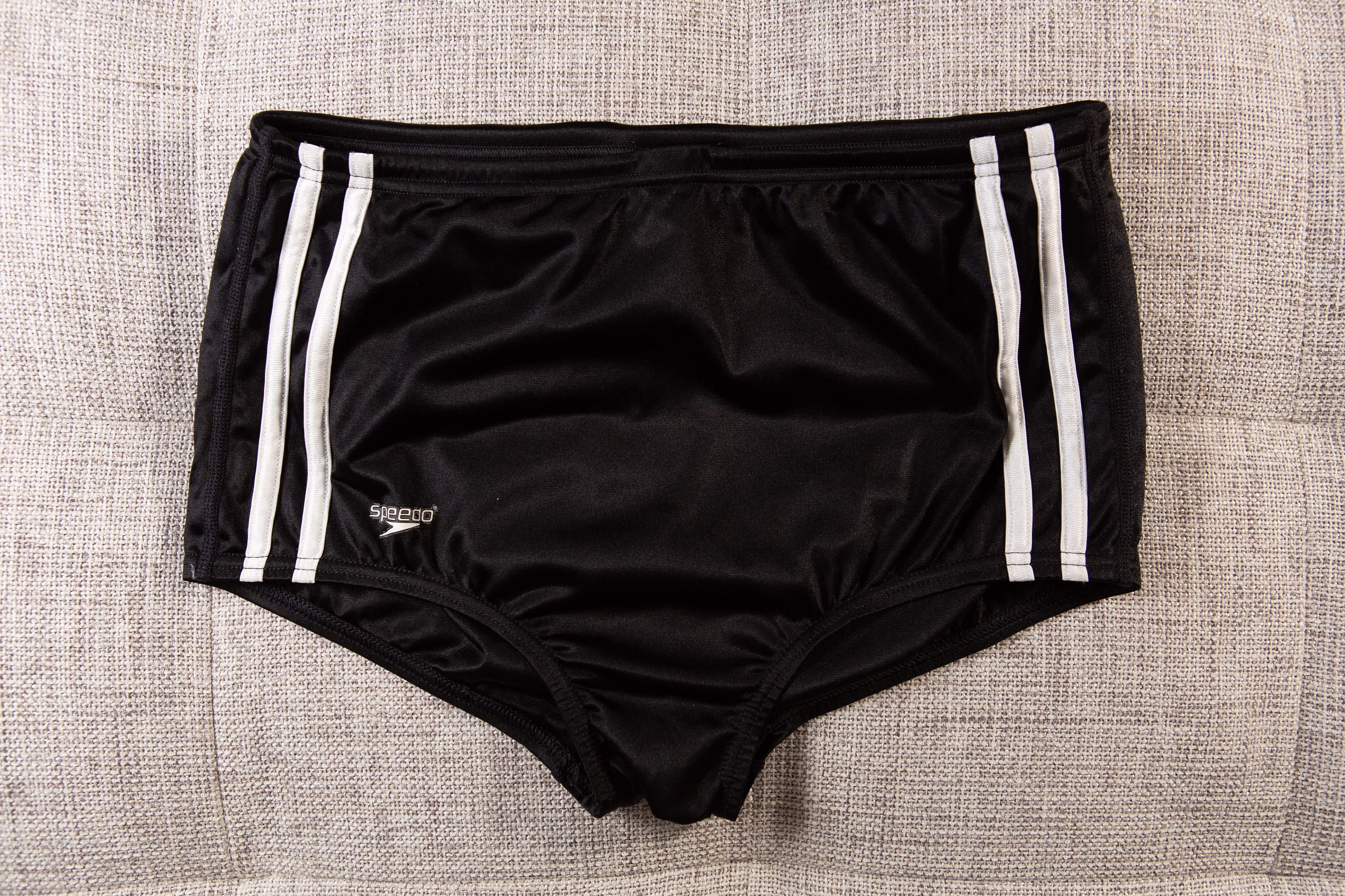 Vtg NWT NOS 80s 90s Speedo Swim Trunks, Mesh Lined, Side Stripe, Shorts ...