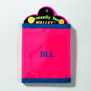 80's / 90's Neon Colorblock Wallet with Velcro Closure - Deadstock Vintage - Fresh Prince / Saved by the Bell Fashion - Gift for Jill