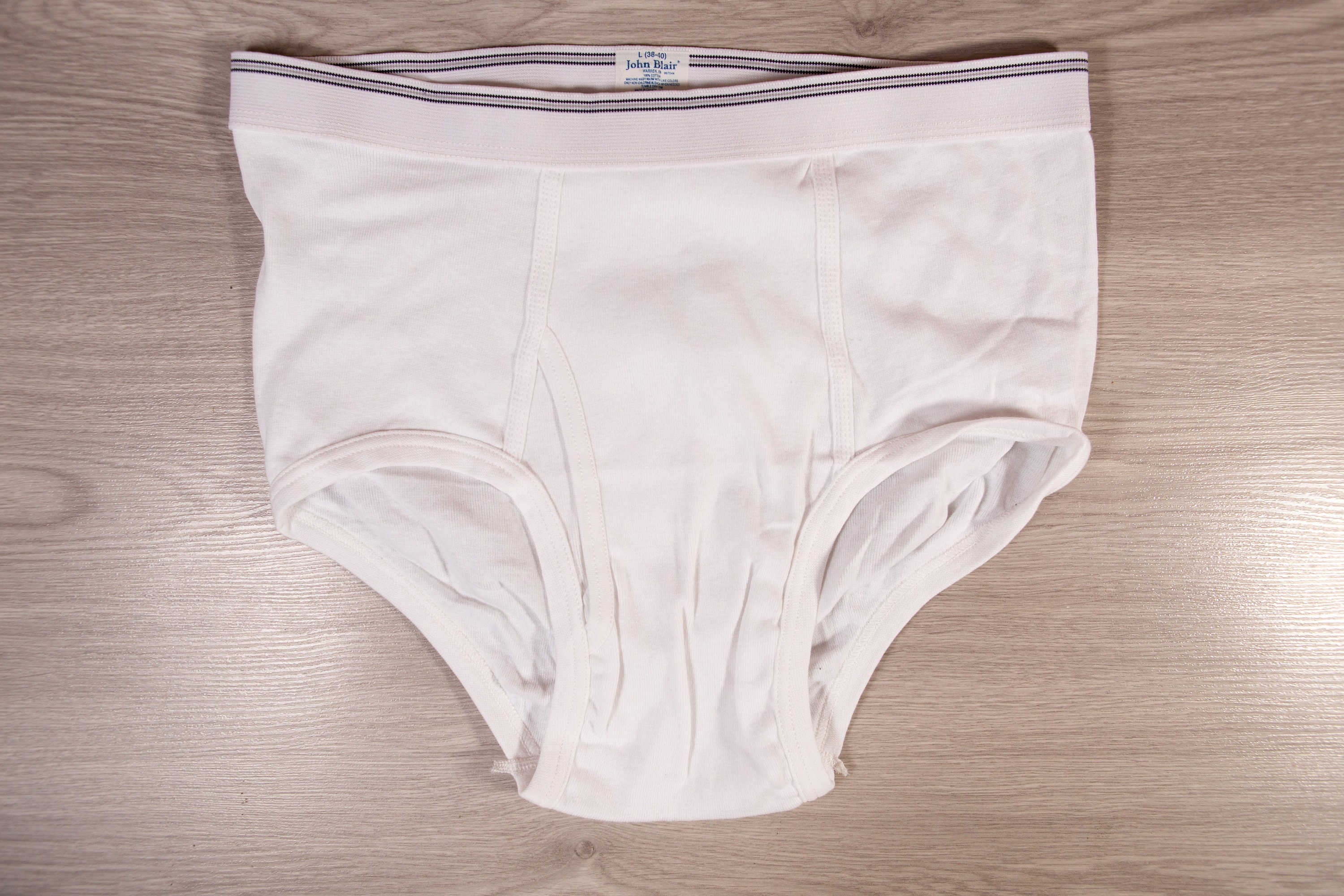 JONNY PANTIES - WHITE COTTON