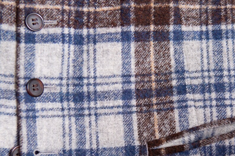 Alpaca Vest Icelandic Style Knit Geometric Knit Medium Size Wool Blend Button up Vest for Him or Her Scandinavian Fashion image 6