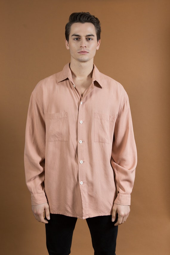 dusty rose dress shirt