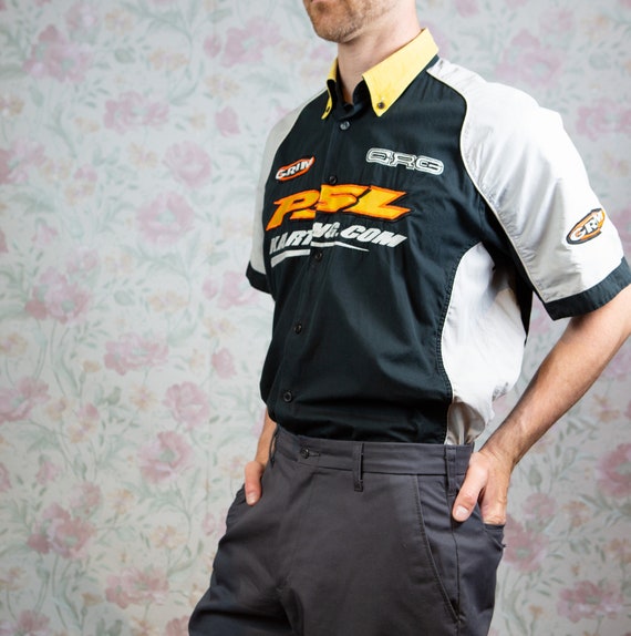PSL Karting Racing T-Shirt -Medium Size Button up… - image 7