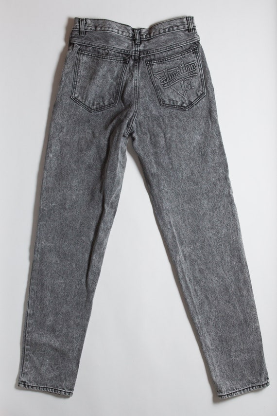 Vintage Jonathan Jeans - 1980's W30" Faded Acid S… - image 3