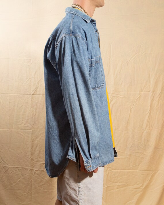 Vintage Levis Denim Shirt and Yellow 