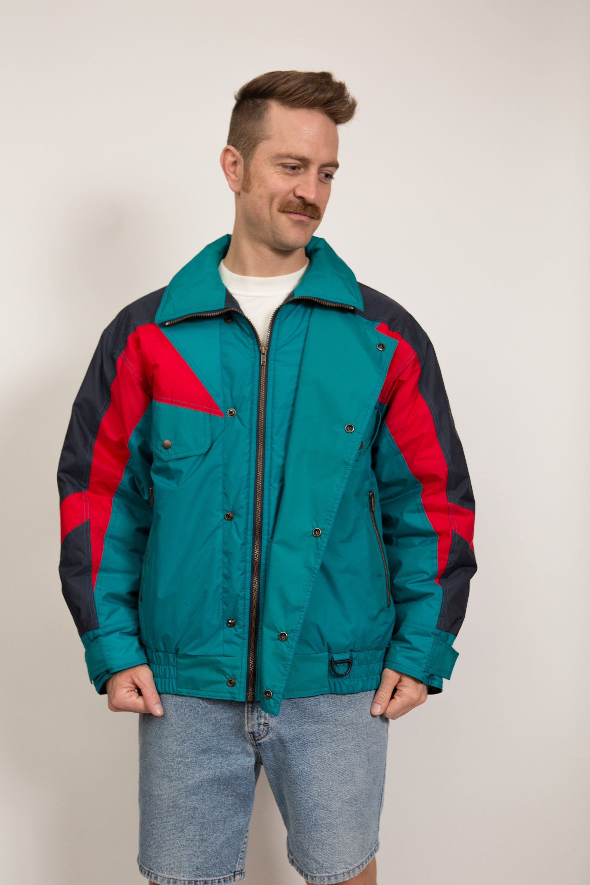 Mens 80s ski jacket cheap