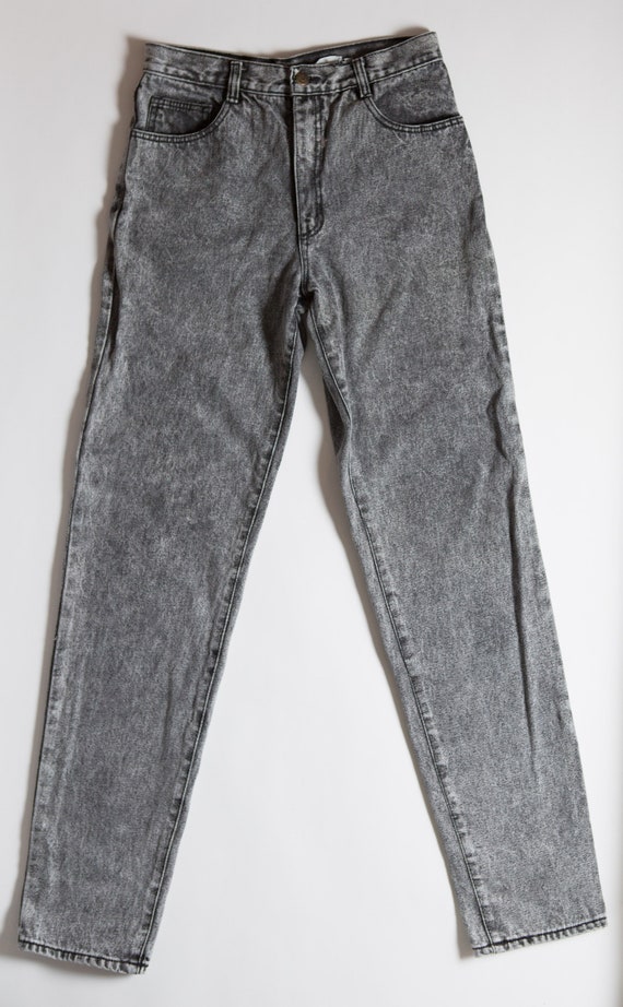 Vintage Jonathan Jeans - 1980's W30" Faded Acid S… - image 2