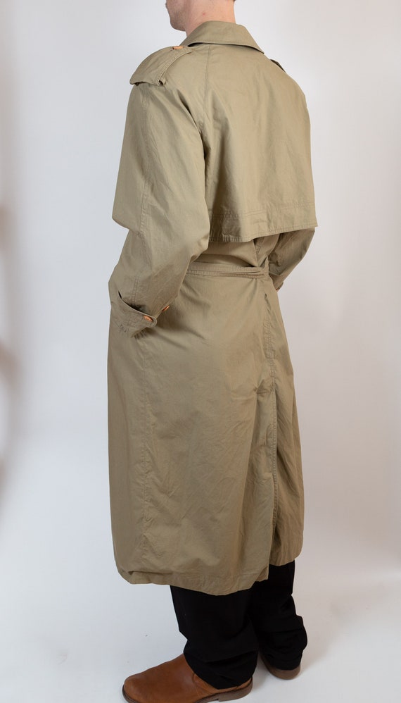 Vintage Valentino Peacoat - 80's Beige Overcoat -… - image 5