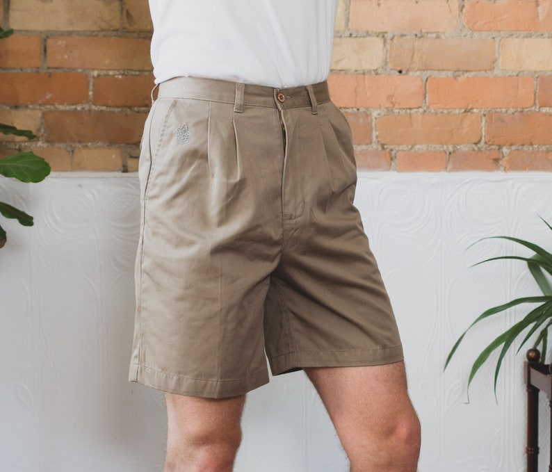 Vintage Boy Scout Shorts Size 30 Beige Short Hiking Etsy