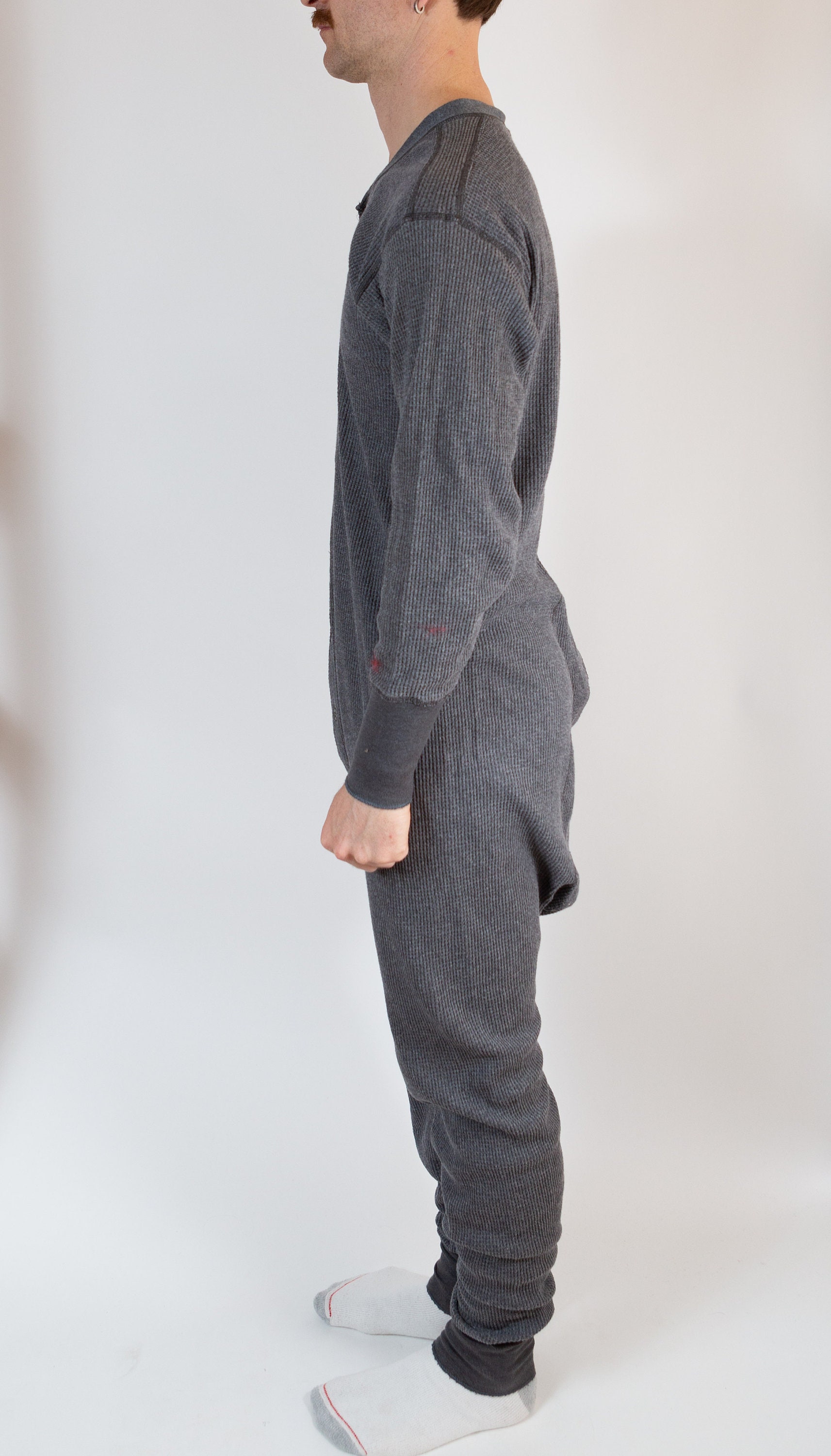 Men's Grey Union Suit / Onesie XL Size Stanfield's Etsy