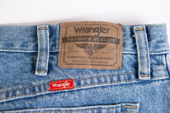 Wrangler Men's Elastic Waist Knit Denim Shorts, Size: 34, Blue