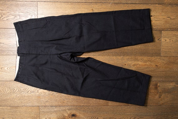 1940's/50's Vintage Men's Dark Grey Pants with Su… - image 10