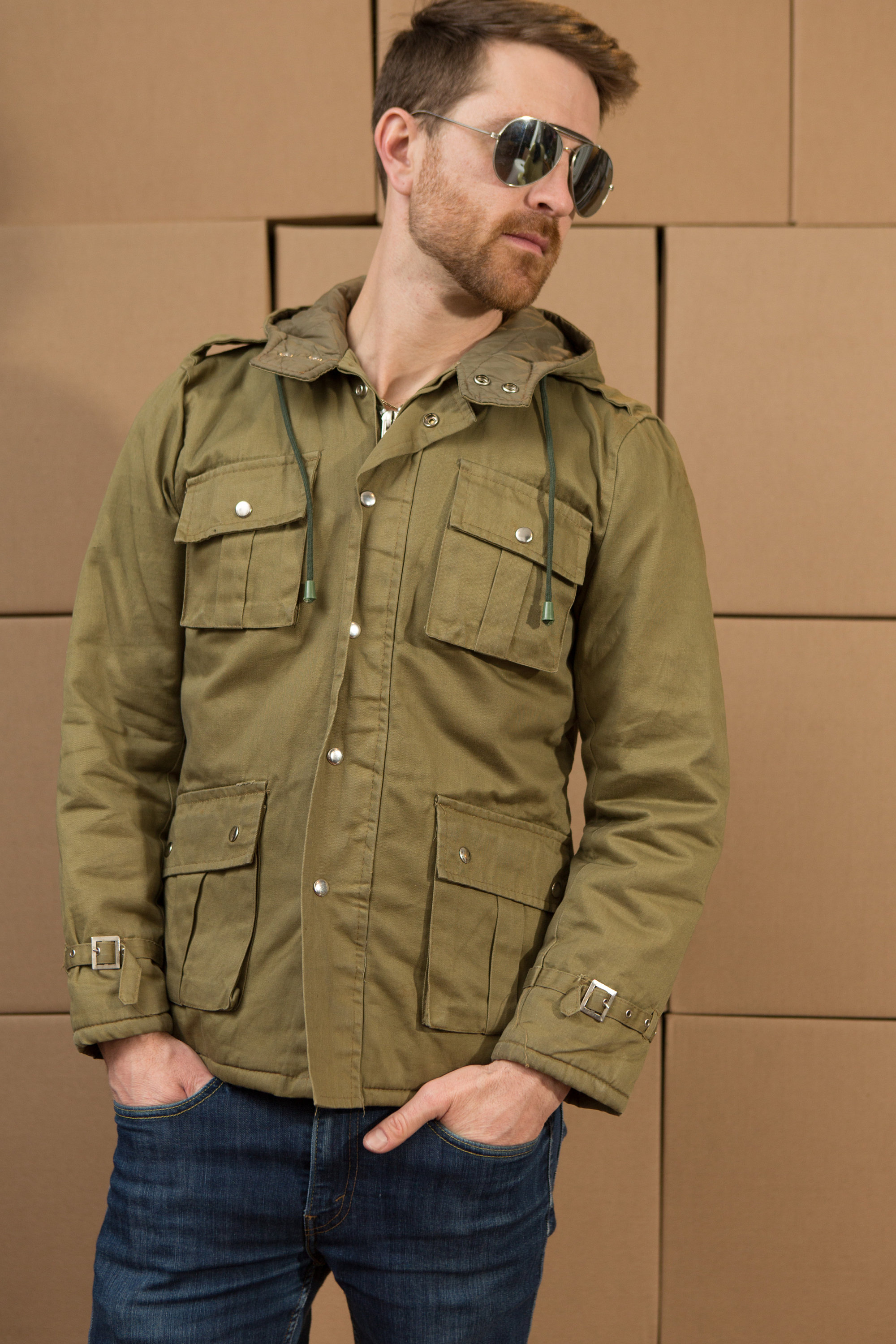 Online Vintage Store, 00's Men Military Jacket