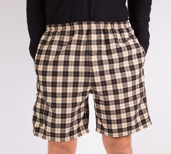 Vintage Plaid Shorts - 34" Regular Men's 70's Beac