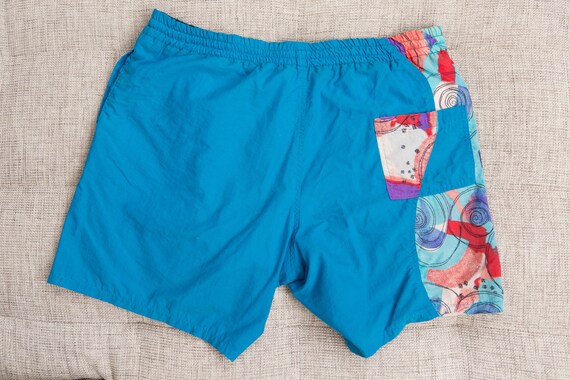Vintage Swim Shorts - 90's Large Size Retro Men's… - image 3