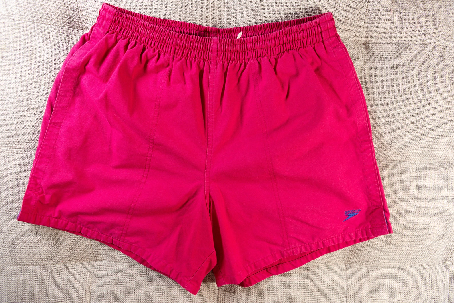 80's Swim Shorts W32-35 Vintage Hot Pink Speedo - Etsy
