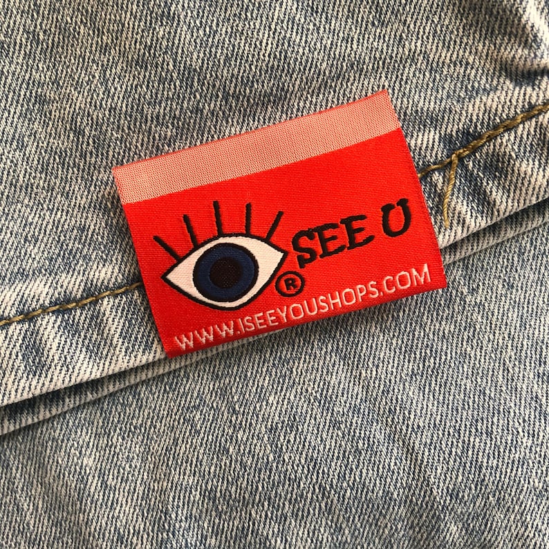 Custom Woven Fabric Label Damask Woven Labels Sew Woven Tags Custom Brand Label 300 Custom Woven Clothing Labels Custom Woven Tag