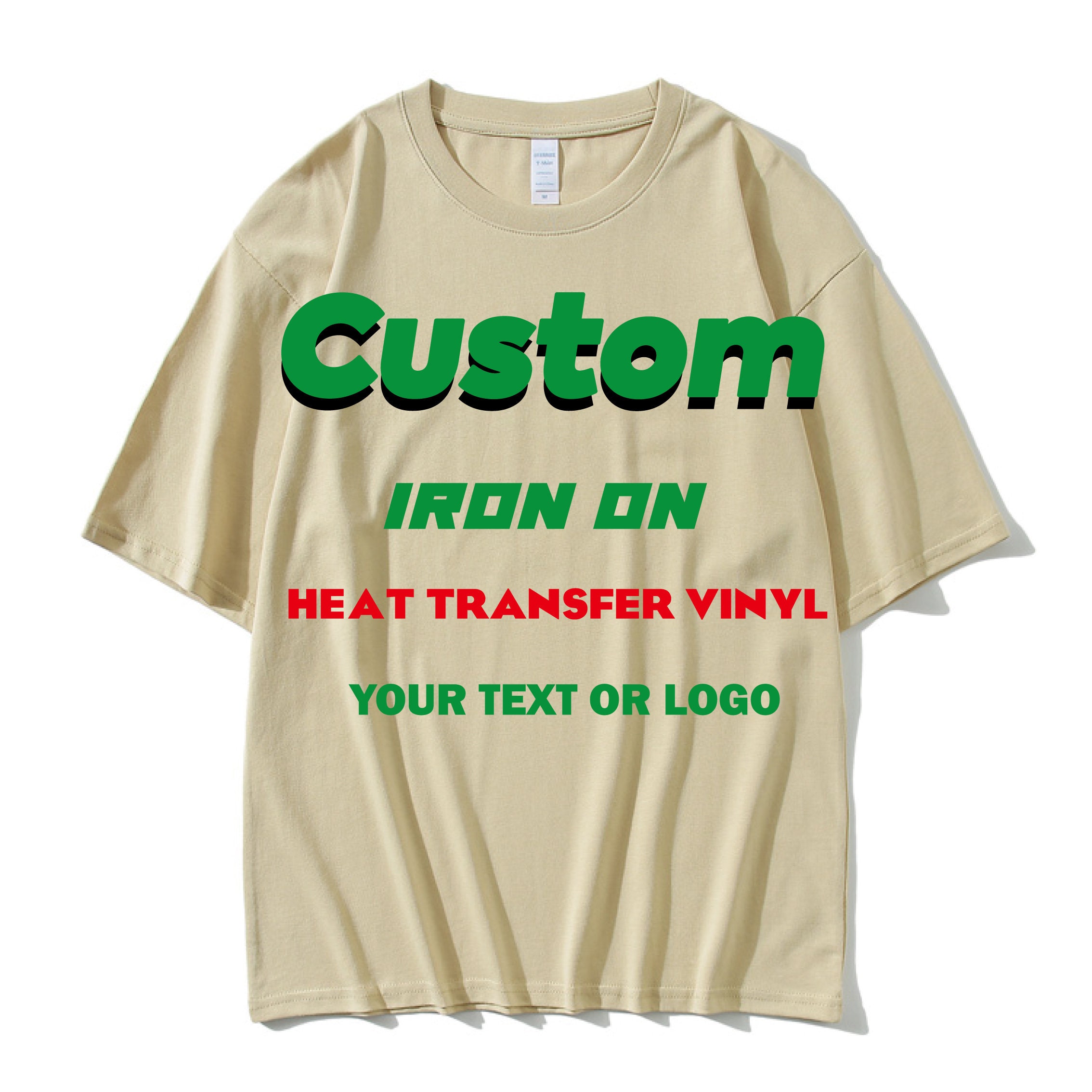 300 Custom Vinyl T Shirt Transfer Personalised Text Prints Any Etsy