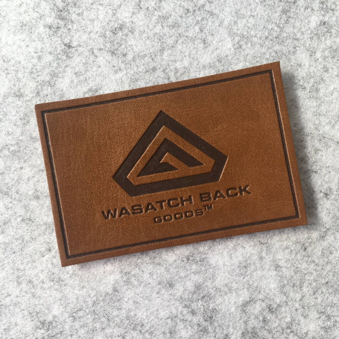 200 Pu Leather Label Custom Leather Labels Pu Leather Patch Etsy