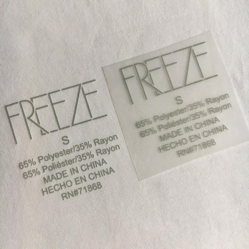 tagless shirt labels