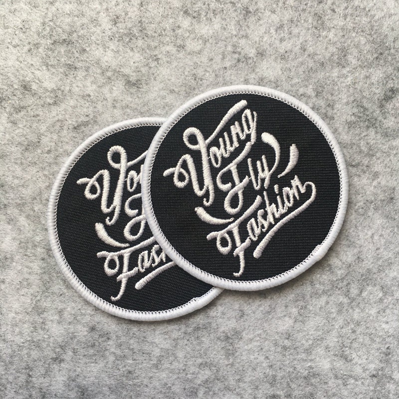 50 custom embroidered patches sewn on patches embroidered Etsy