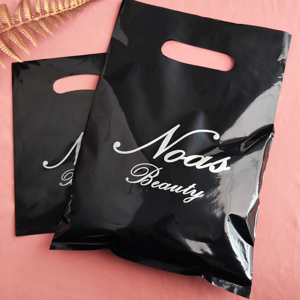 50500 Custom Shopping Bags With Logo for Boutique,personalized Plastic