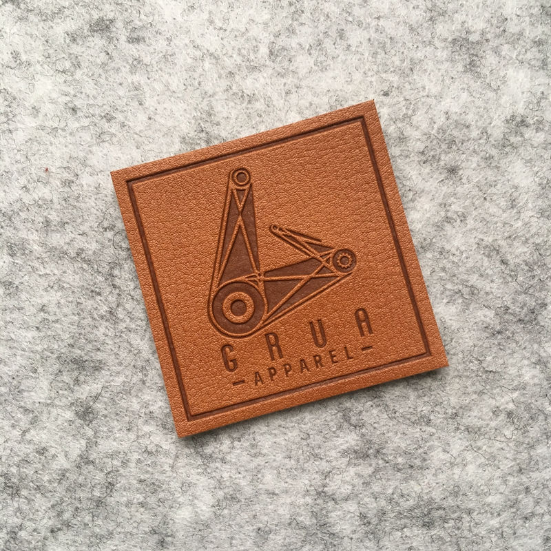 200 Personalized Leather Label Custom Embossed Leather Patch Etsy