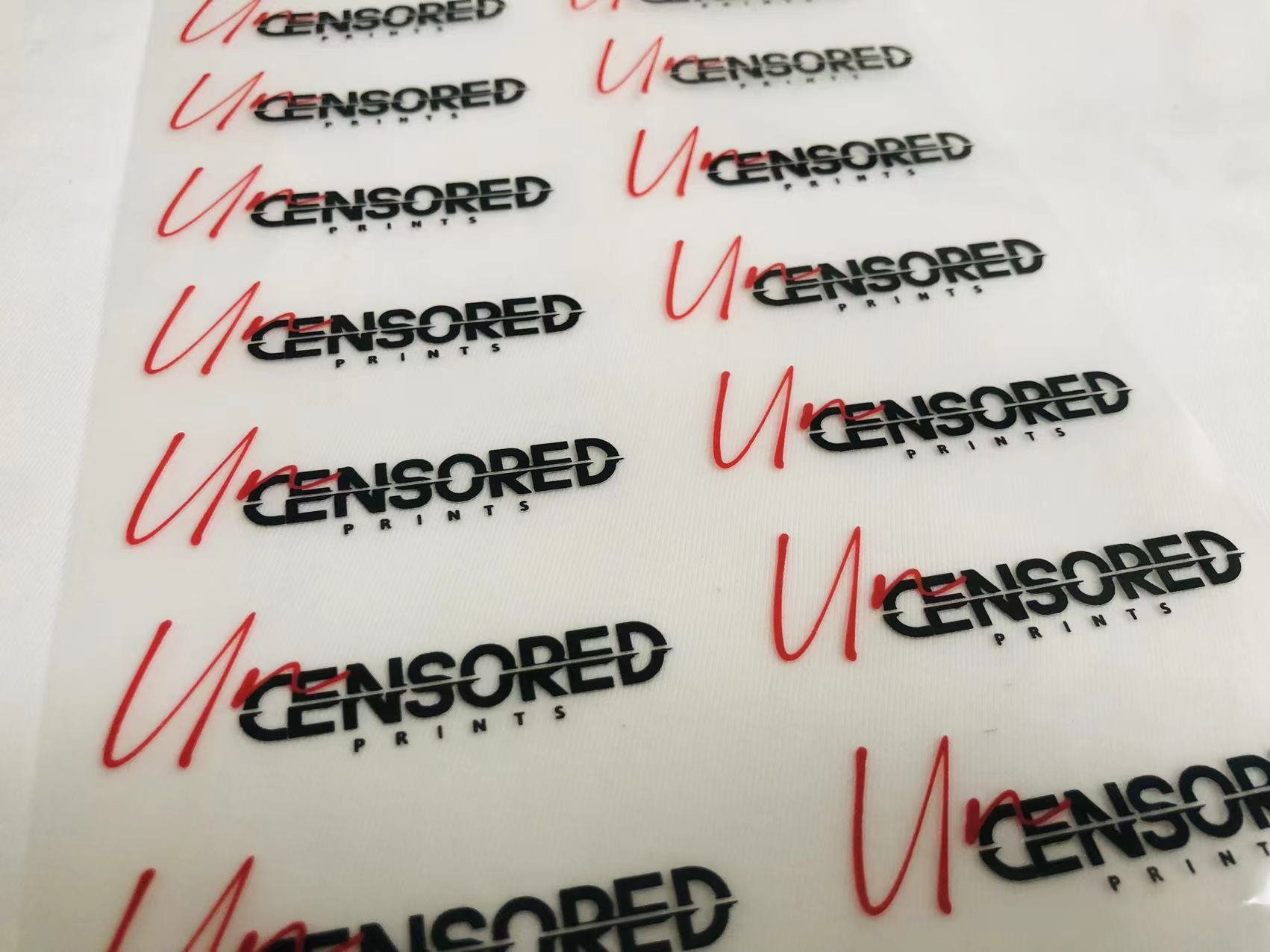 500 Custom Logo Heat Transfer Logo Iron on Heat Transfer Etsy