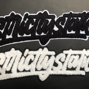 Heat Press Custom Chenille patch, Iron On Chenille Patch Applique For Clothing