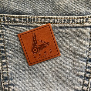 200 Faux Leather Patch, Leather Patch, Custom Faux Leather Patch, Personlized Leather Labels, Custom Label Tags, Custom Leather Labels