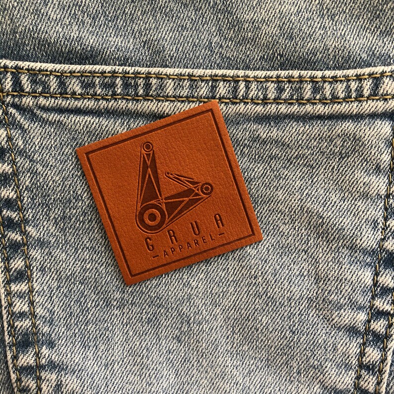 200 Faux Leather Patch, Leather Patch, Custom Faux Leather Patch
