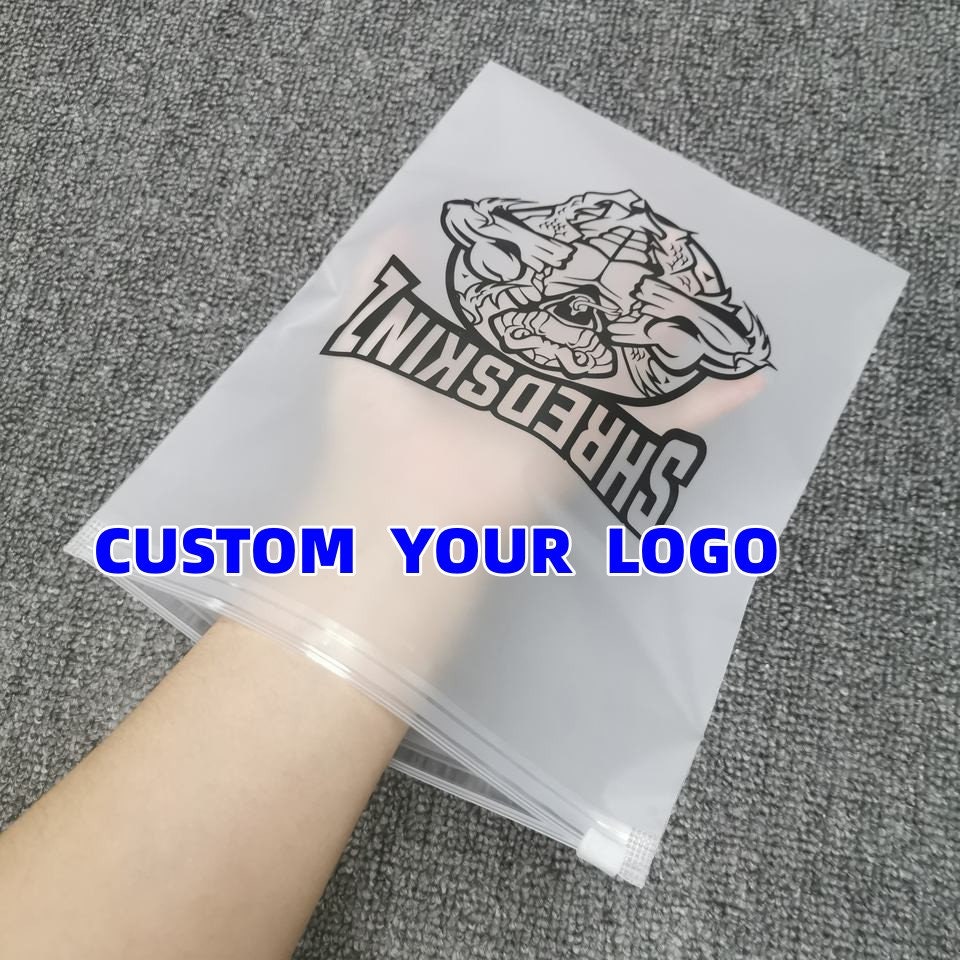 Custom Matte Zip Lock Bags,Personalized Plastic of Your Logo/Text Frosted  Zipper Bags,Pack 50.