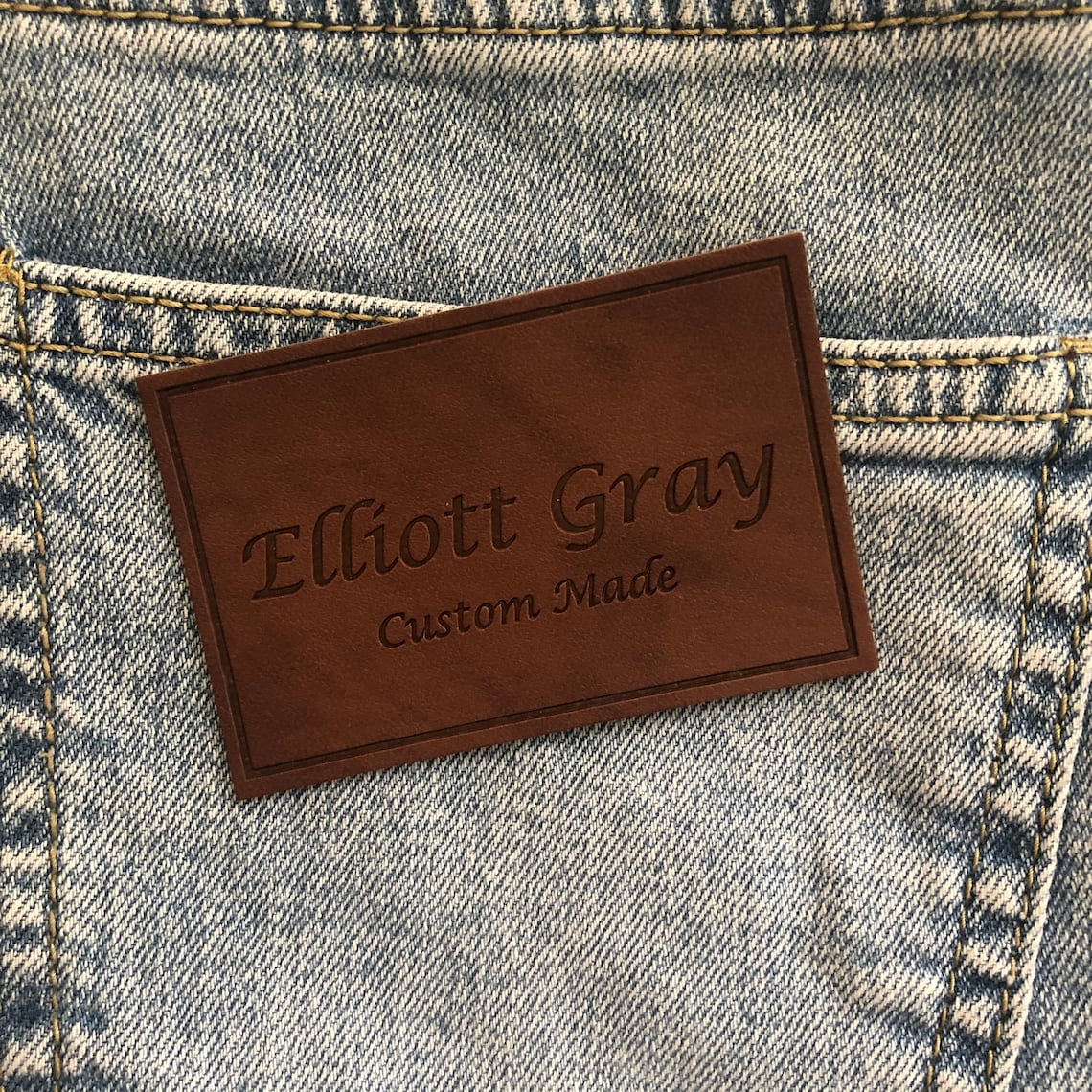 200 Faux Leather Patch Leather Patch Custom Faux Leather Etsy