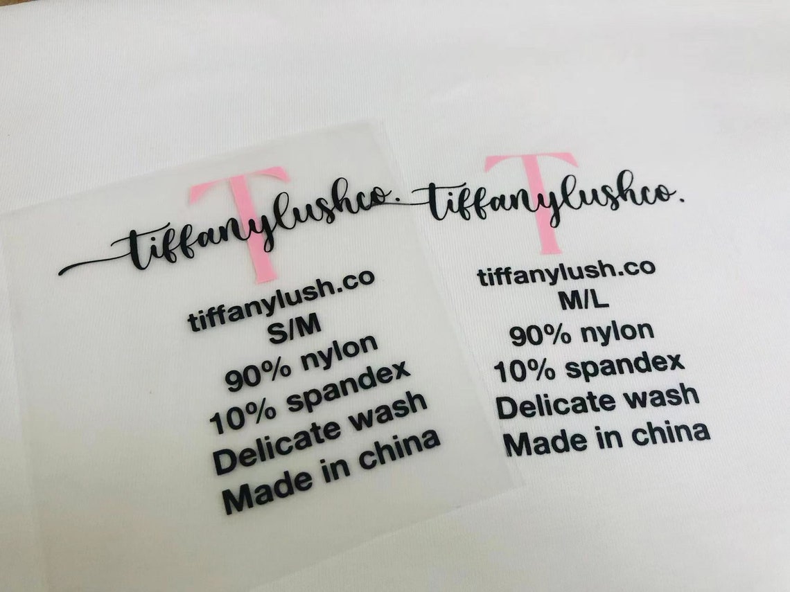 500 Custom Logo Heat Transfer Logo Iron on Heat Transfer Etsy