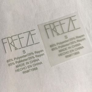 heat transfer label, iron on transfers, tagless neck label, heat press label,name label,custom name labels