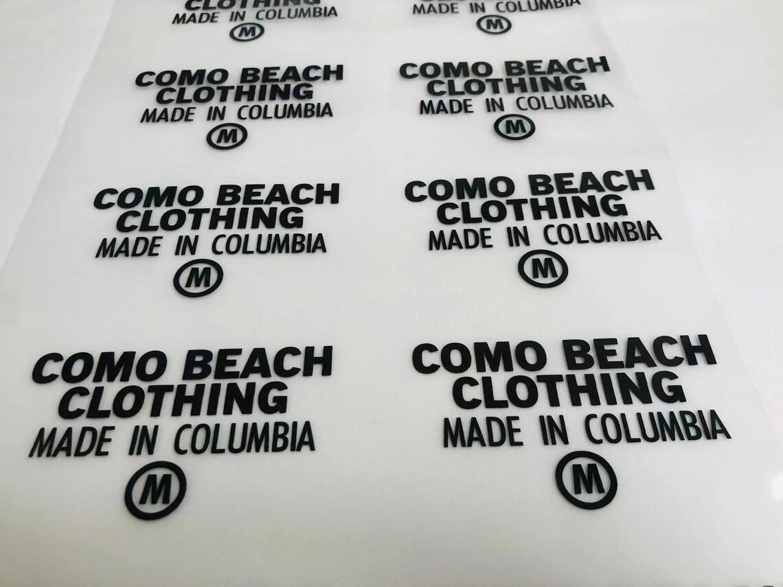 500 Custom Logo Heat Transfer Logo Iron on Heat Transfer Etsy