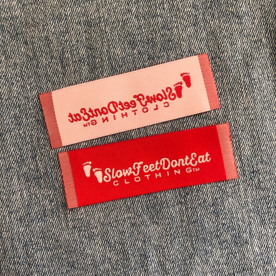 woven clothes label neck label tag