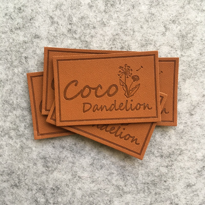 200 Pu Leather Label Pu Leather Patches Faux Leather Ptach Etsy