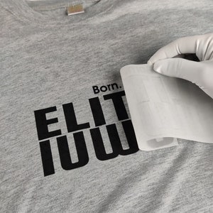 500 Custom Heat Transfer Labels and Iron-On Tags for T-Shirts and Clothing, Heat transfer tag, Clothing Neck Label