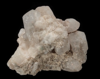 Natrolite Stilbite Crystal Stone Mineral Vintage Lithograph Edwardian Geology Print To Frame 37